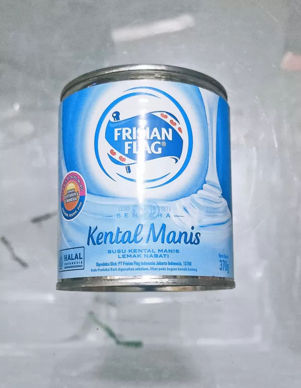 Susu Frisian flag putih kaleng